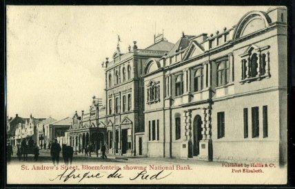 Bloemfontein St Andrews Street National bank