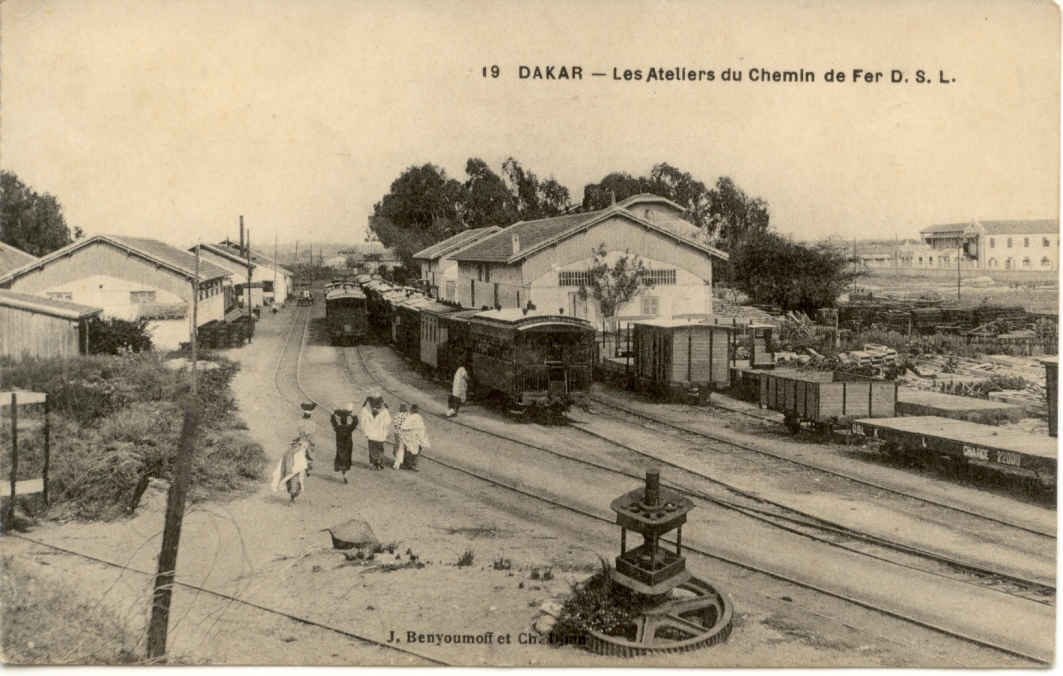 Senegal, Dakar, Railway workshops