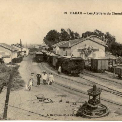 Senegal, Dakar, Railway workshops