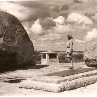 Rhodes grave Matopos, Bulawayo, Southern Rhodesia