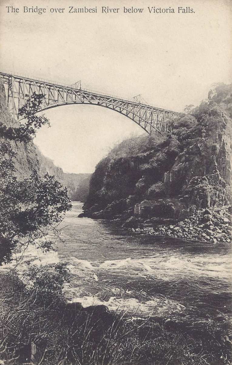 The bridge over Zambesi River, below Victoria Falls