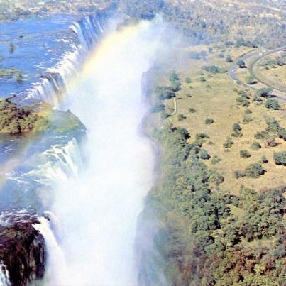 Victoria Falls from the air