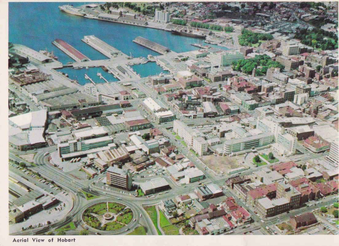 Hobart, Arial View