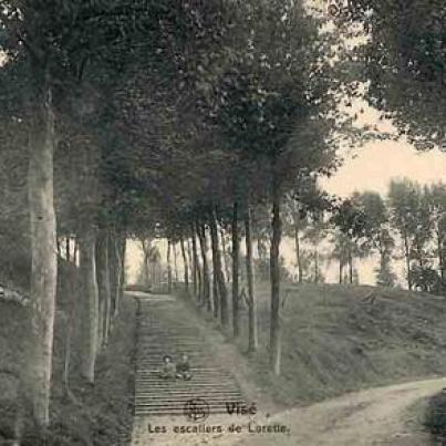 Visé - les escaliers de Lorette