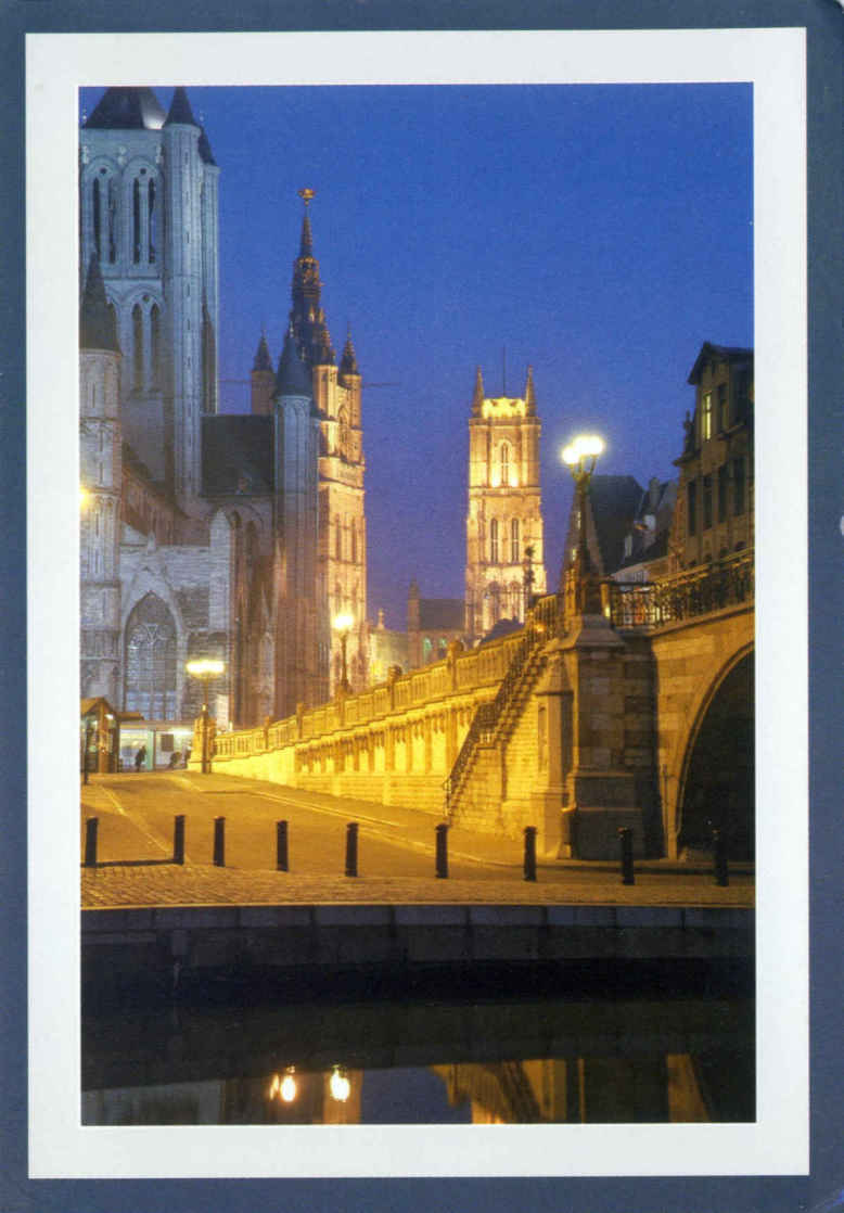 Gent The Belfry and Saint-Bavon Cathedral