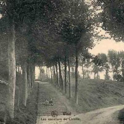 Visé - les escaliers de Lorette