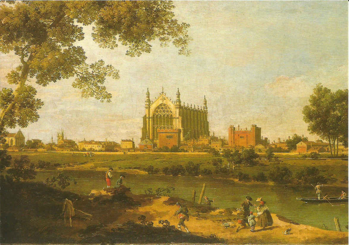 Eton, Eton College by Giovanni Antonio Canal (1697-1768)