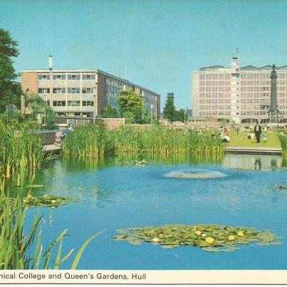 Hull, The Technical College and Queen's Gardens