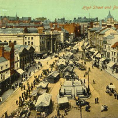 Birmingham High Street &amp; Bull Ring 1918