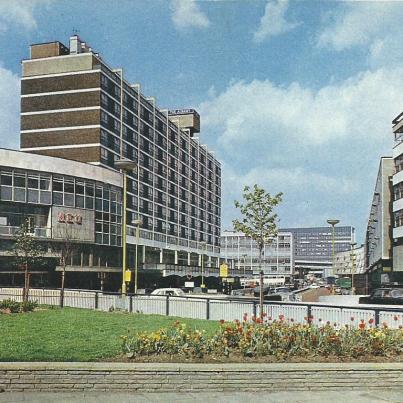 Birmingham, The Albany Hotel and Smallbrook Ringway