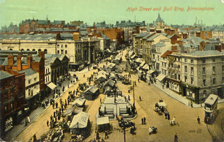 Birmingham High Street &amp; Bull Ring 1918