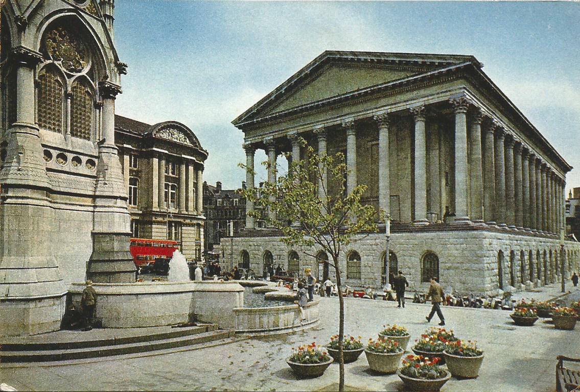 Birmingham, The Town Hall from Chamberlain Square
