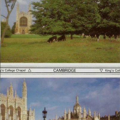 Cambridge, King's College Chapel and College