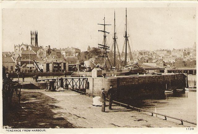 Cornwall, Penzance from Harbour