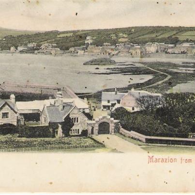 Cornwall, Marazion from St Michaels Mount