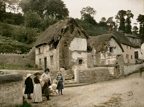 Cornwall dilapidated cottage 1913