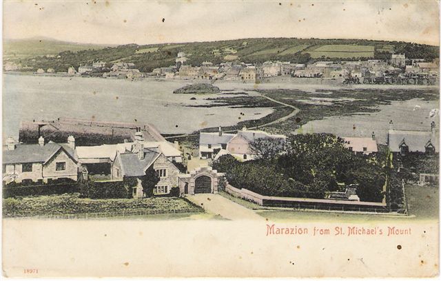 Cornwall, Marazion from St Michaels Mount