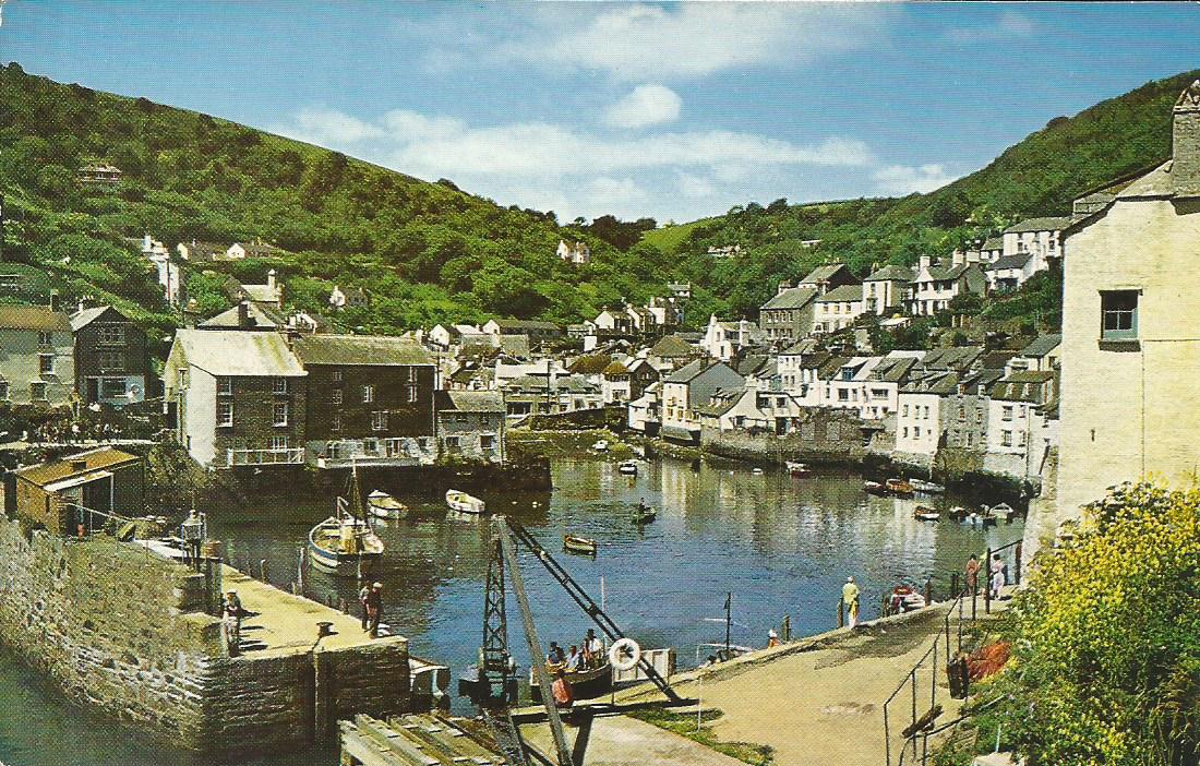 Cornwall, Polperro, Inner Harbour