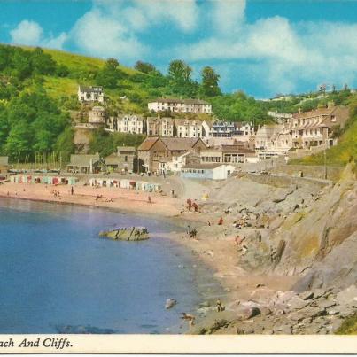 Cornwall, Looe, Beach and Cliffs