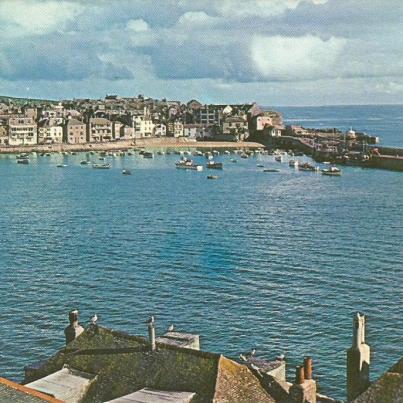 Cornwall, St. Ives, Harbour from the Malakoff