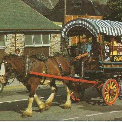 Cornwall, Polperro Horse Bus