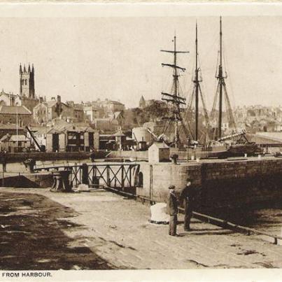 Cornwall, Penzance from Harbour