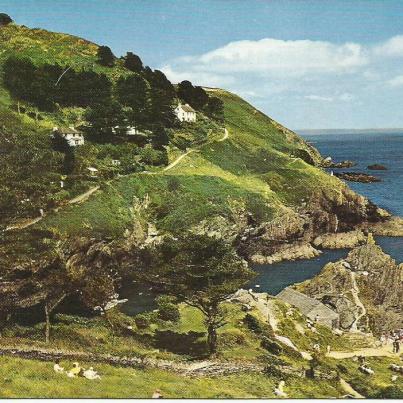 Cornwall, Polperro, Chapel Cliff and the Warren