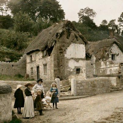 Cornwall dilapidated cottage 1913