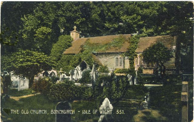 Isle of Wight The Old Church, Bonchurch