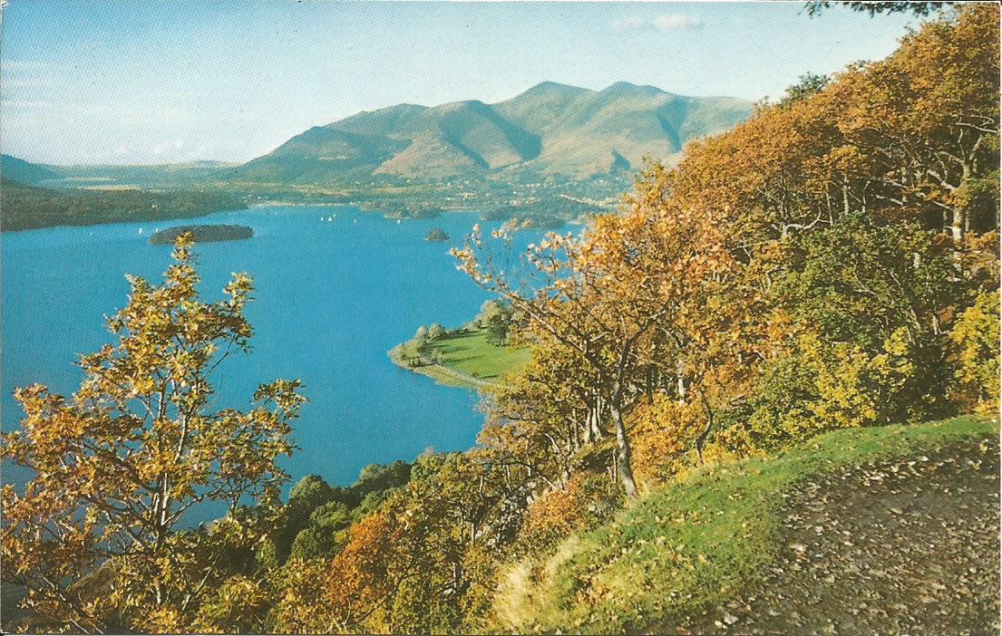 Keswick, Derwentwater and Skiddaw from Surprise View