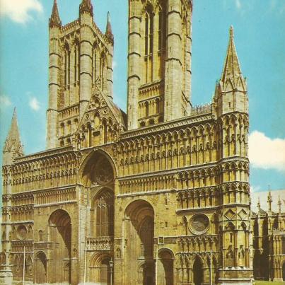 Lincoln, The Cathedral, The West Front