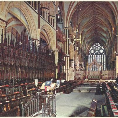 Lincoln, The Cathedral, Choir and High Altar