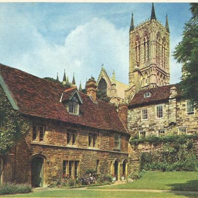 Lincoln, The Cathedral from the Vicar's Court