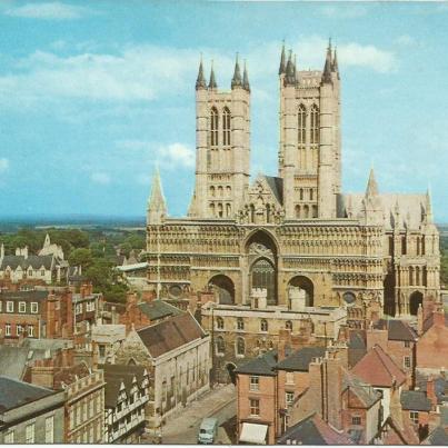 Lincoln, The Cathedral from the Castle