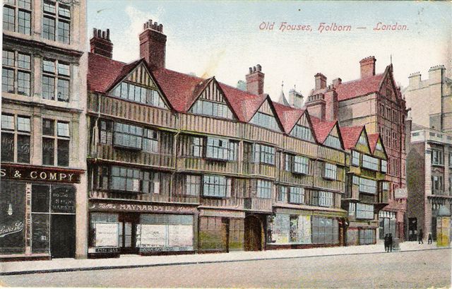 London Old houses Holborn