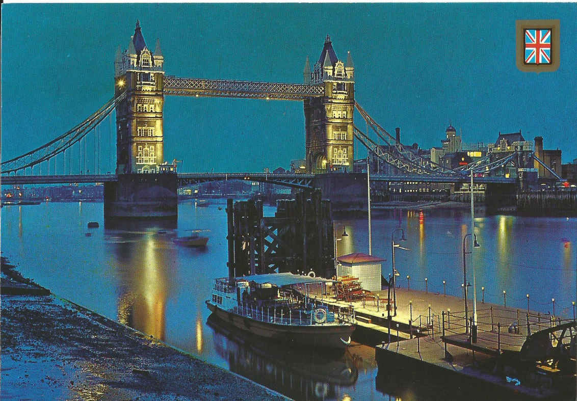 London Tower Bridge &amp; River Thames by night