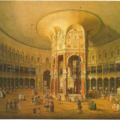 London, Interior of the Rotunda at Ranelagh by Giovanni Antonio Canal (1697-1768)