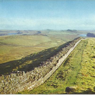 Northumberland_3, Roman Wall at Winshields Crag