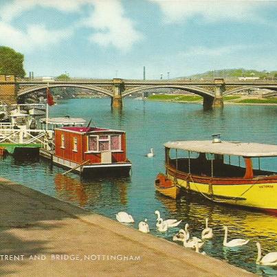 Nottingham, River Trent and Bridge