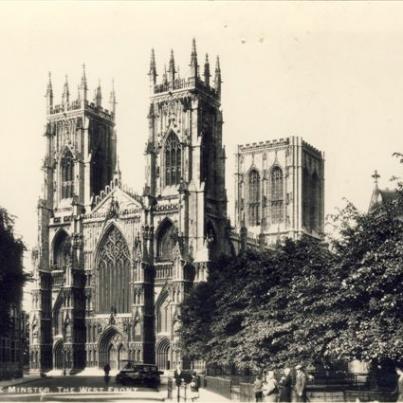 York, The Minster, The West Front