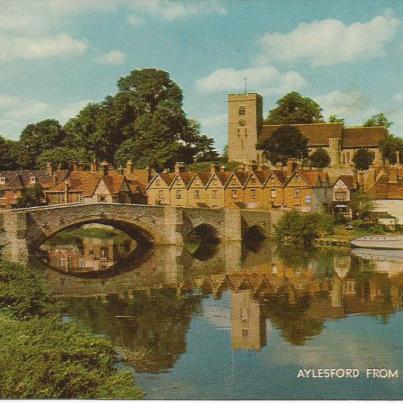 Aylesford from the river Medway