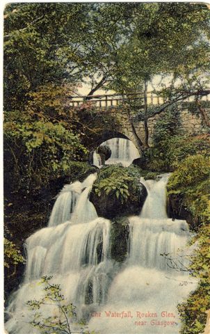 Glasgow Rouken Glen, The Waterfall.jpg