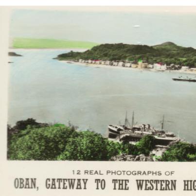 Oban Bay and Esplanade from Pulpit Hill