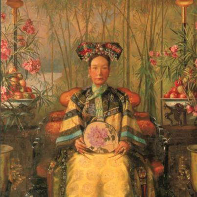 The Portrait of Empress Dowager Cixi Beijing China