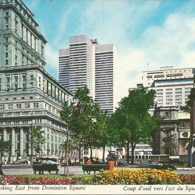 Montreal, Looking East from Dominium Square