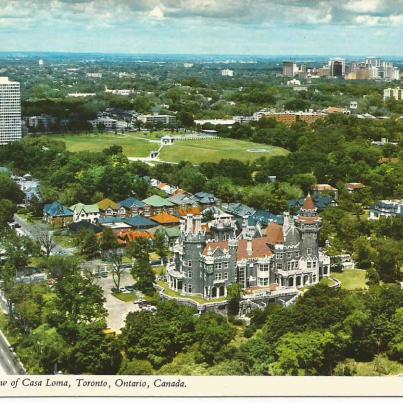 Toronto, Aerial view of Casa Loma