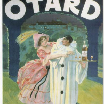 Pierrot and Colombine (1922) Cognac Otard Advert