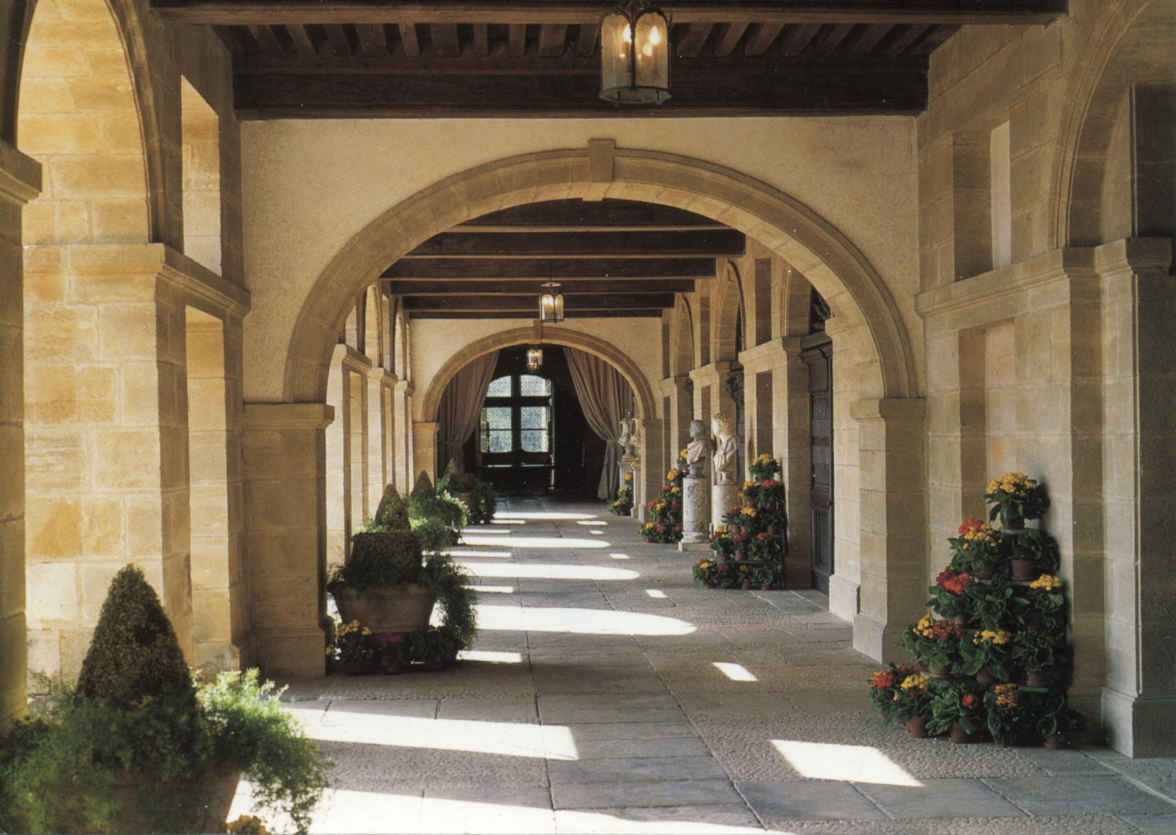 Interior of the Chateau de Hautefort Dordogne France