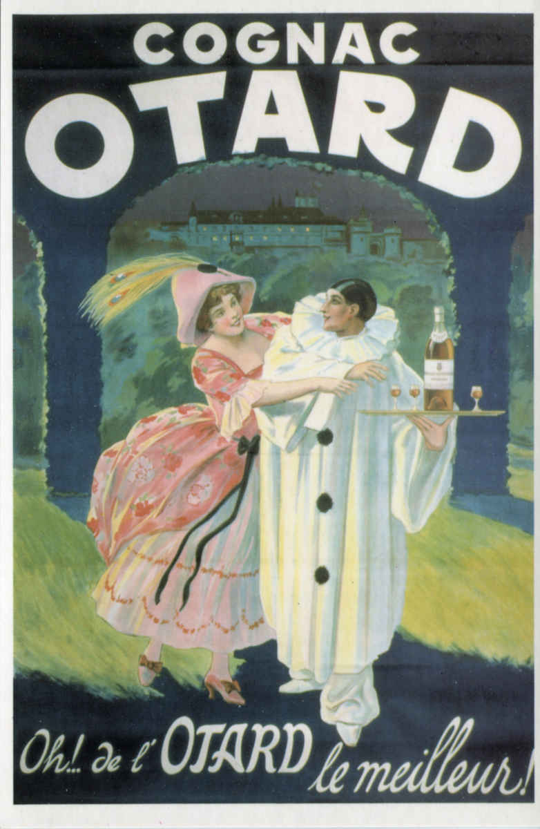 Pierrot and Colombine (1922) Cognac Otard Advert