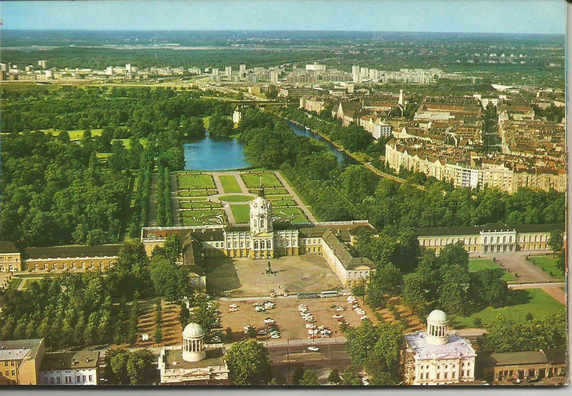 Berlin, Charlottenburger Castle, aerial view